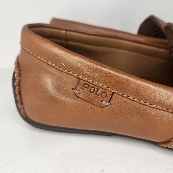 Polo Ralph Lauren Reynold Leather Driver Loafer Men\'s Size 7D 11721 main image 6